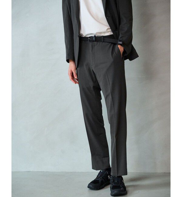 UNITED ARROWS green label relaxing「A+ ラッカンジャージ スタンダード イージー NP スラックス セットアップパンツ -ウォッシャブル・ストレッ」|スラックス|