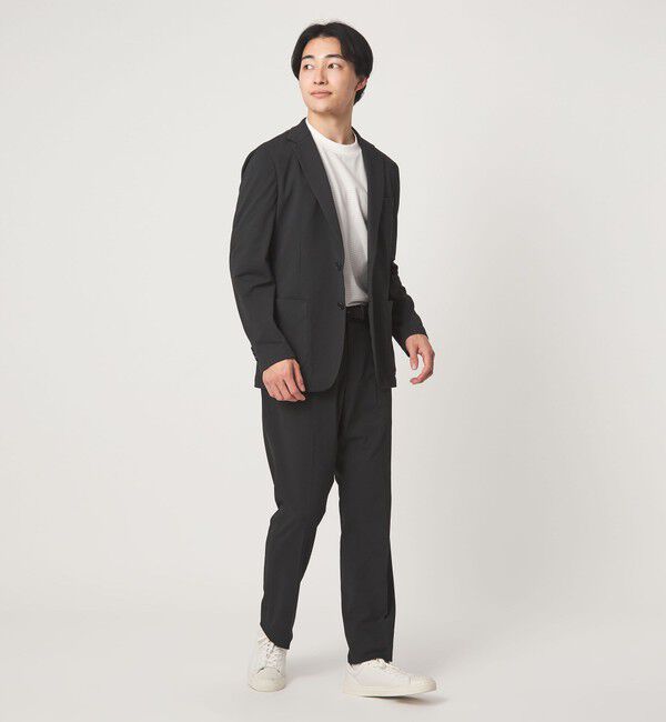 UNITED ARROWS green label relaxing「A+ ラッカンジャージ スタンダード イージー NP スラックス セットアップパンツ -ウォッシャブル・ストレッ」|スラックス|