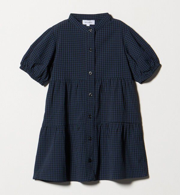 UNITED ARROWS green label relaxing「チェック ワンピース / キッズ 100cm-130cm」|ワンピース|NAVY