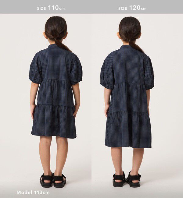 UNITED ARROWS green label relaxing「チェック ワンピース / キッズ 100cm-130cm」|ワンピース|