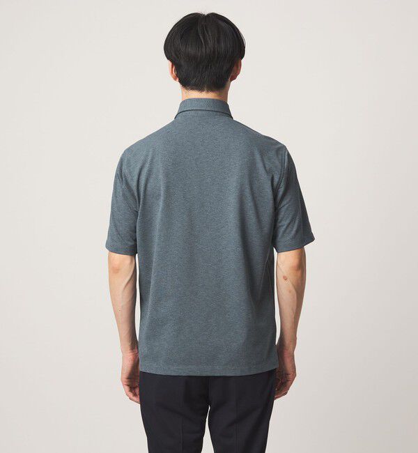UNITED ARROWS green label relaxing「プライムフレックス ドット メッシュ カッタウェイ ビズポロ ポロシャツ -ストレッチ・吸水速乾・通気性-」|ポロシャツ|