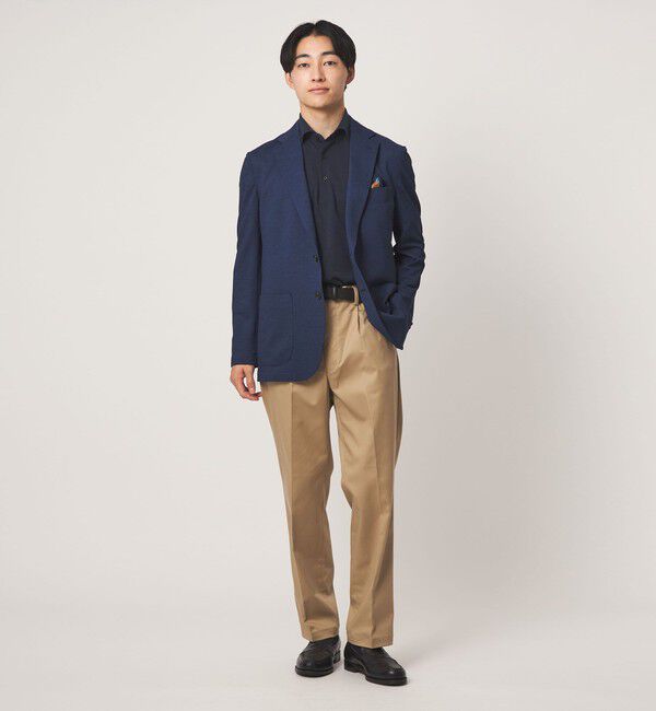 UNITED ARROWS green label relaxing「プライムフレックス ドット メッシュ カッタウェイ ビズポロ ポロシャツ -ストレッチ・吸水速乾・通気性-」|ポロシャツ|