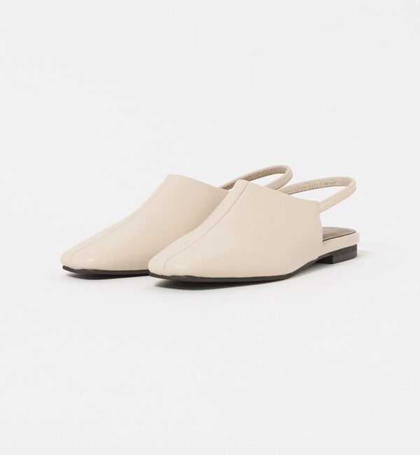 UNITED ARROWS green label relaxing「スクエアトゥ バックスリング シューズ」|ローファー|