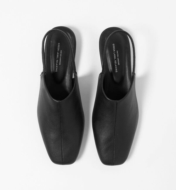 UNITED ARROWS green label relaxing「スクエアトゥ バックスリング シューズ」|ローファー|