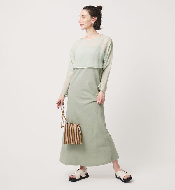 BEAUTY&YOUTH UNITED ARROWS「【WEB限定】シアートップス＆キャミソールワンピースセット」|ワンピース|