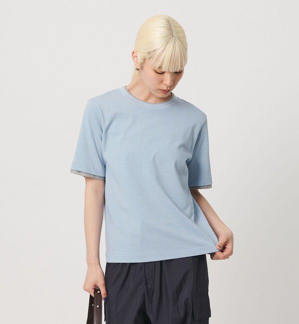 BEAUTY&YOUTH UNITED ARROWS「コットン レイヤード クルーネックTシャツ」|Tシャツ・カットソー|