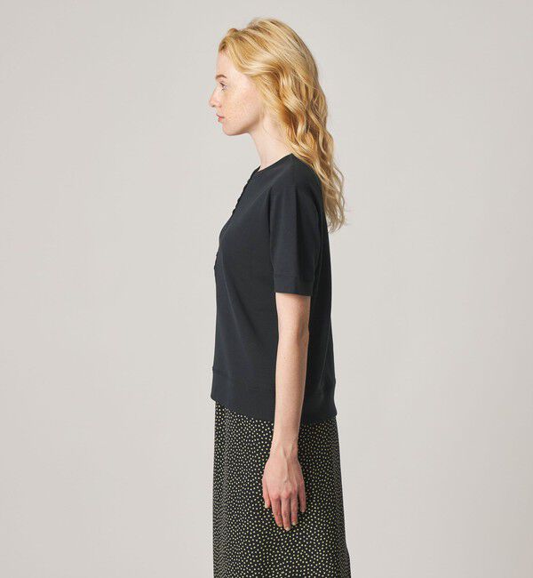 STEVEN ALAN「＜Steven Alan＞コットン ヘンリーネック ショートスリーブ プルオーバー」|Tシャツ・カットソー|