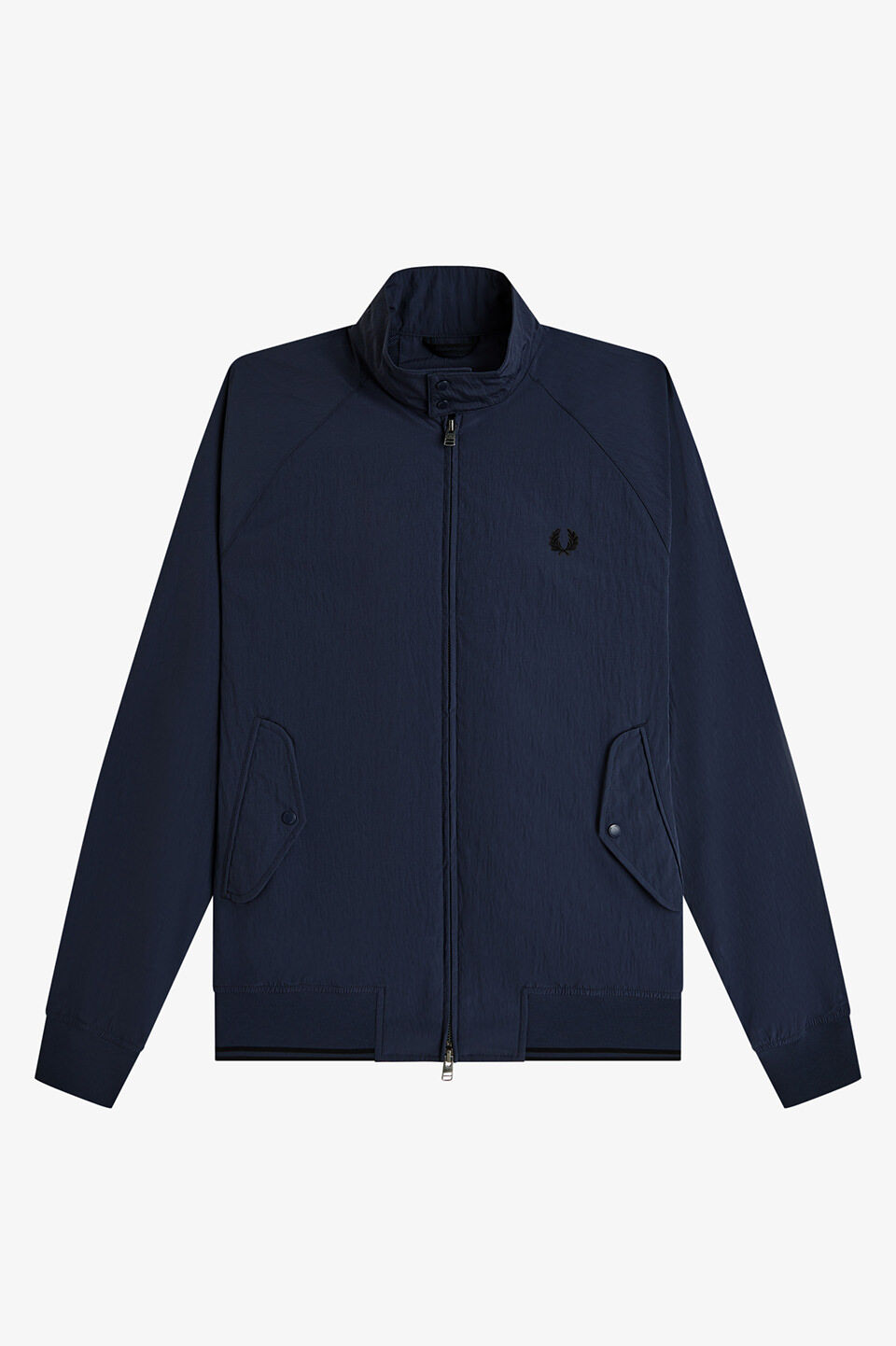 FRED PERRY 「FRED PERRY／Crinkle Nylon Harrington Jacket／クリンクルナイロンハリントンジャケット」|ブルゾン・スタジャン|