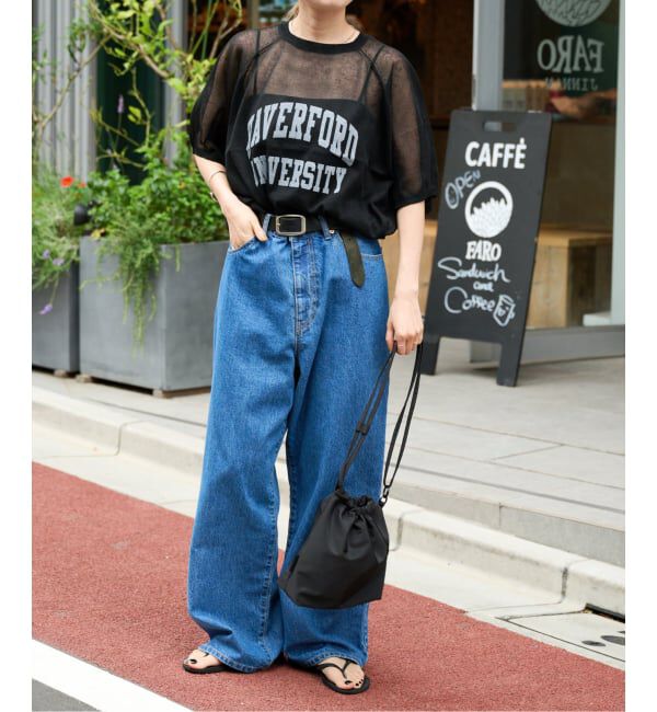OUTDOOR PRODUCTS Usual Things「シアーニットプリントTEE」|Tシャツ・カットソー|
