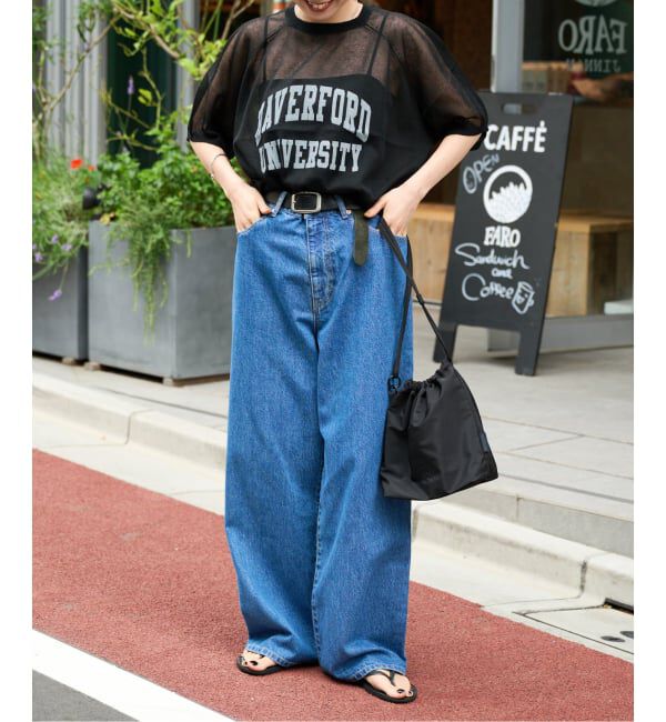 OUTDOOR PRODUCTS Usual Things「シアーニットプリントTEE」|Tシャツ・カットソー|