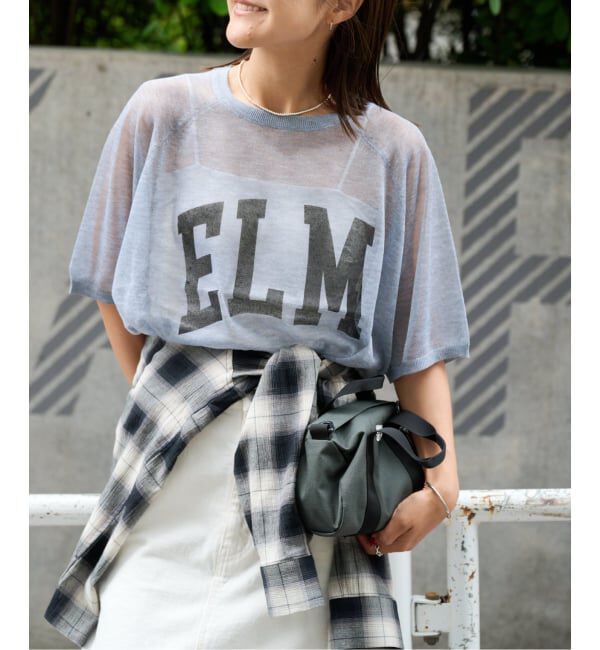 OUTDOOR PRODUCTS Usual Things「シアーニットプリントTEE」|Tシャツ・カットソー|