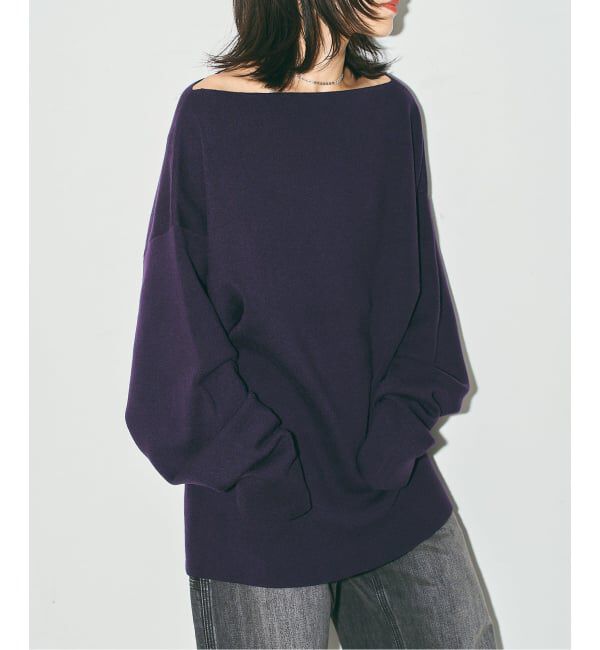 「《追加予約2》SMOOTH PULLOVER：ニット」|ニット・セーター|パープル