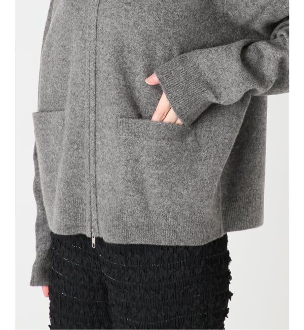  「《予約》ZIP UP KNIT BLOUSON：カーディガン」|ニット・セーター|