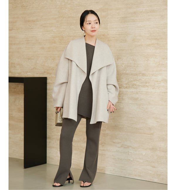 Plage「《WEB限定追加予約》HAMILTON DRAPE HALF コート」|その他|