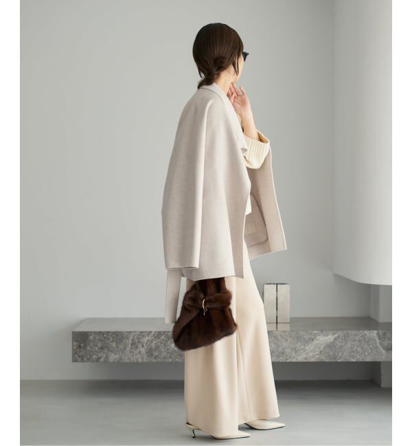 Plage「《WEB限定追加予約》HAMILTON DRAPE HALF コート」|その他|