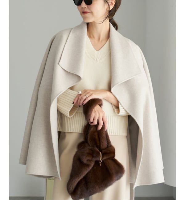 Plage「《WEB限定追加予約》HAMILTON DRAPE HALF コート」|その他|