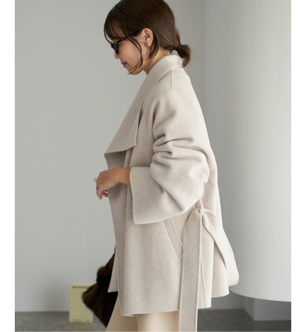 Plage「《WEB限定追加予約》HAMILTON DRAPE HALF コート」|その他|