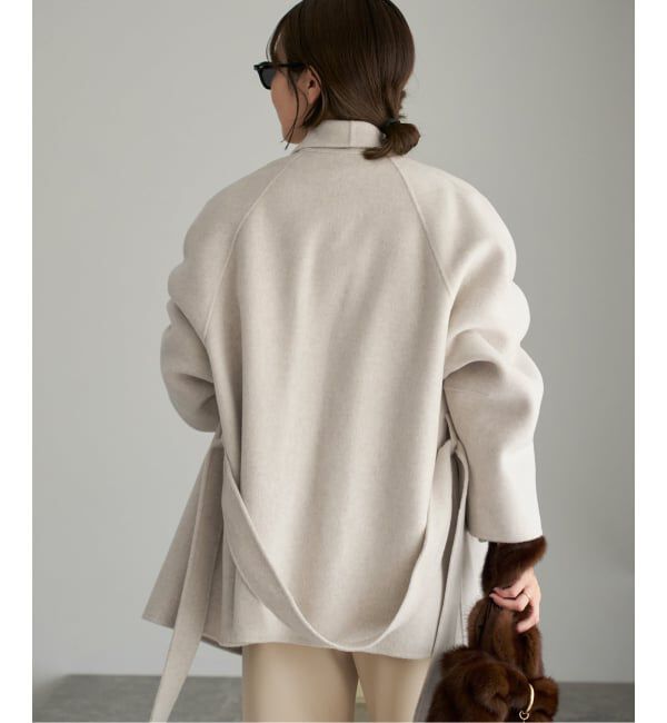 Plage「《WEB限定追加予約》HAMILTON DRAPE HALF コート」|その他|