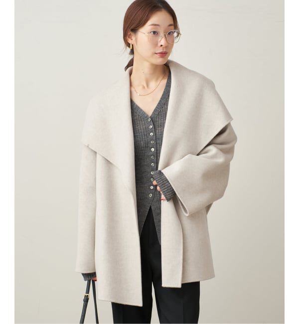 Plage「《WEB限定追加予約》HAMILTON DRAPE HALF コート」|その他|