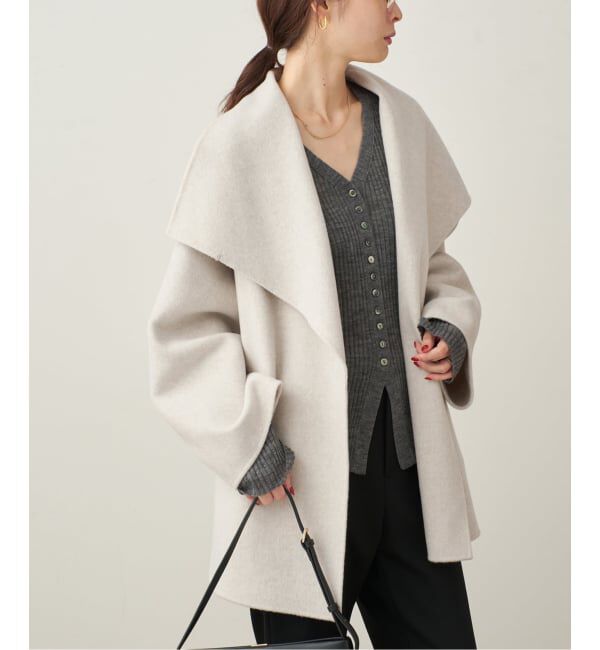 Plage「《WEB限定追加予約》HAMILTON DRAPE HALF コート」|その他|