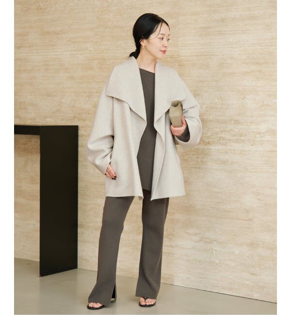 Plage「《WEB限定追加予約》HAMILTON DRAPE HALF コート」|その他|