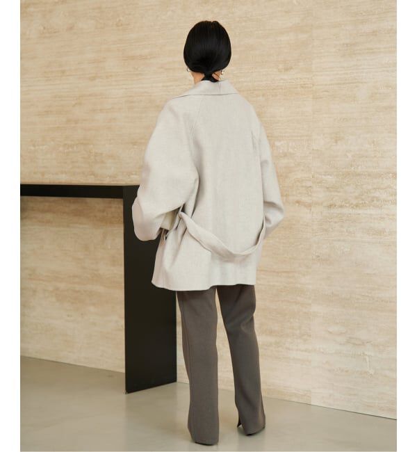 Plage「《WEB限定追加予約》HAMILTON DRAPE HALF コート」|その他|
