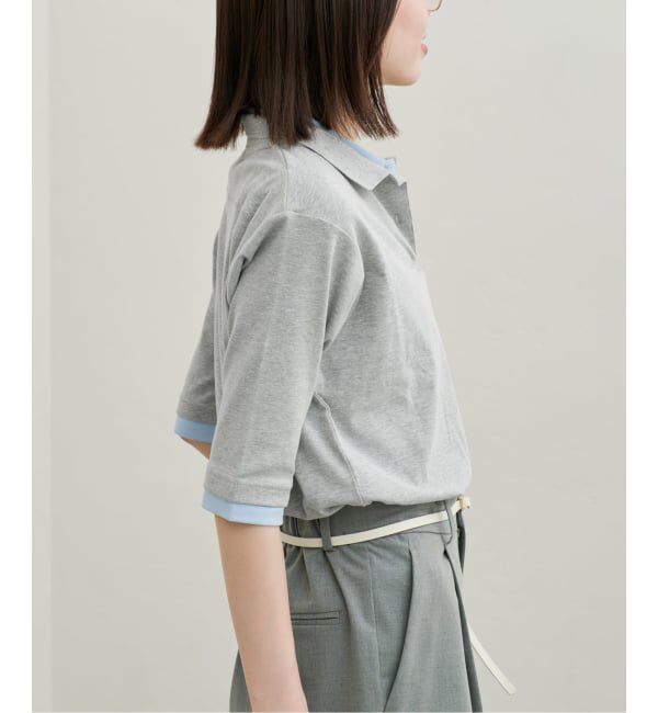 SLOBE IENA「Layered 襟付きTシャツ」|Tシャツ・カットソー|