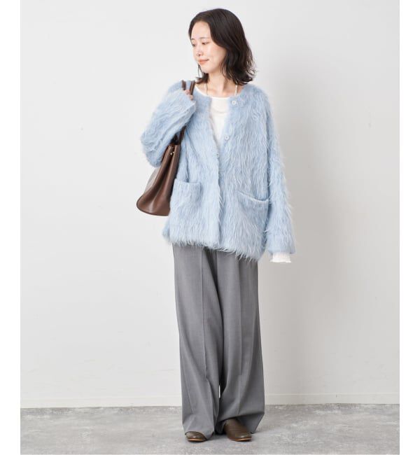 SLOBE IENA「《予約》ワンタックトラウザー」|スラックス|