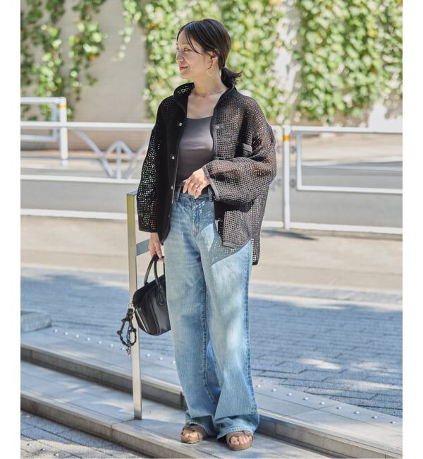 JOURNAL STANDARD「別注【ARMY TWILL/アーミーツイル】Cotton Mesh Shirt」|カーディガン|