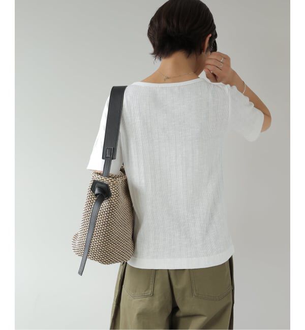JOURNAL STANDARD relume「ヘンリーネックランダムリブTシャツ」|Tシャツ・カットソー|