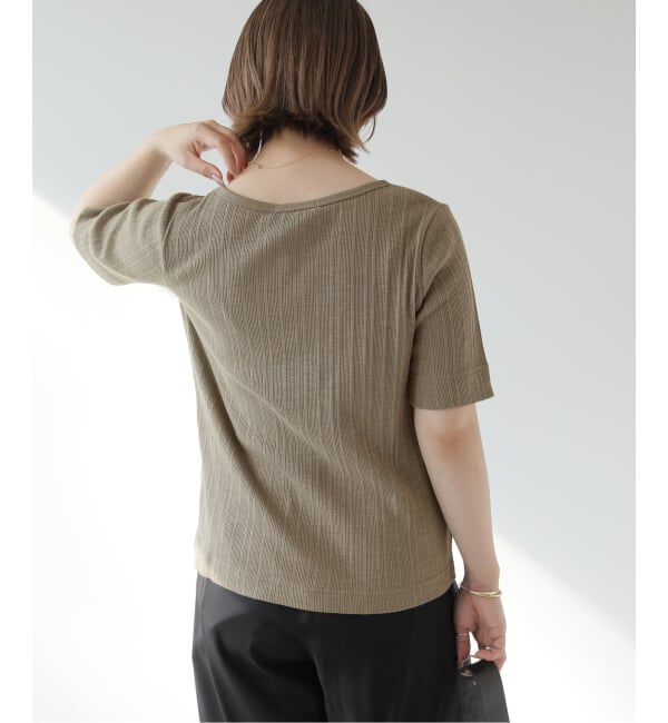JOURNAL STANDARD relume「ヘンリーネックランダムリブTシャツ」|Tシャツ・カットソー|