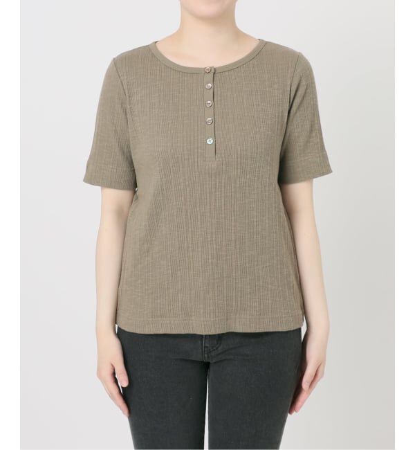 JOURNAL STANDARD relume「ヘンリーネックランダムリブTシャツ」|Tシャツ・カットソー|