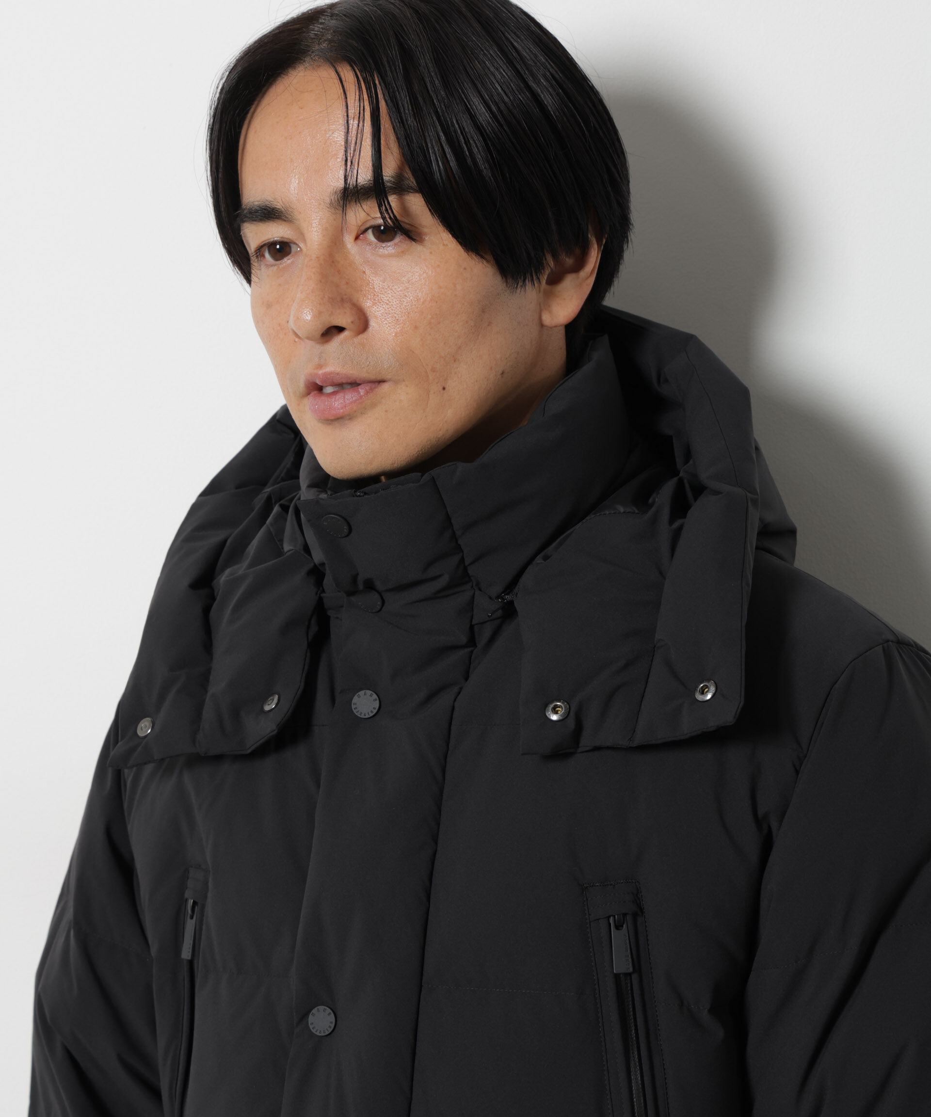 NANO universe「「西川ダウン(R)」SOLOTEX ミドル丈ダウン」|ダウン|