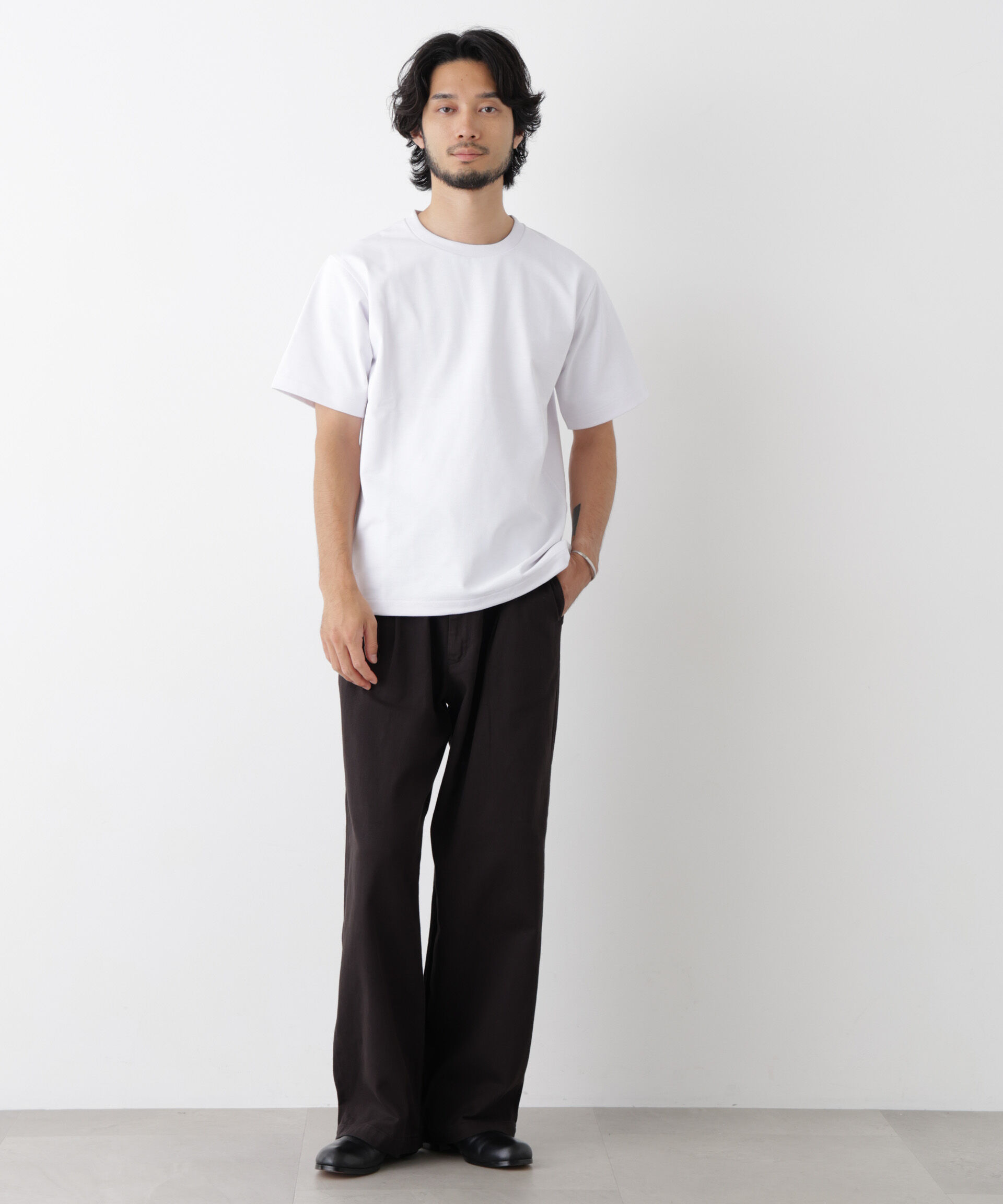 NANO universe「phiten/ファイテン コットンタッチドライTシャツ半袖」|Tシャツ・カットソー|