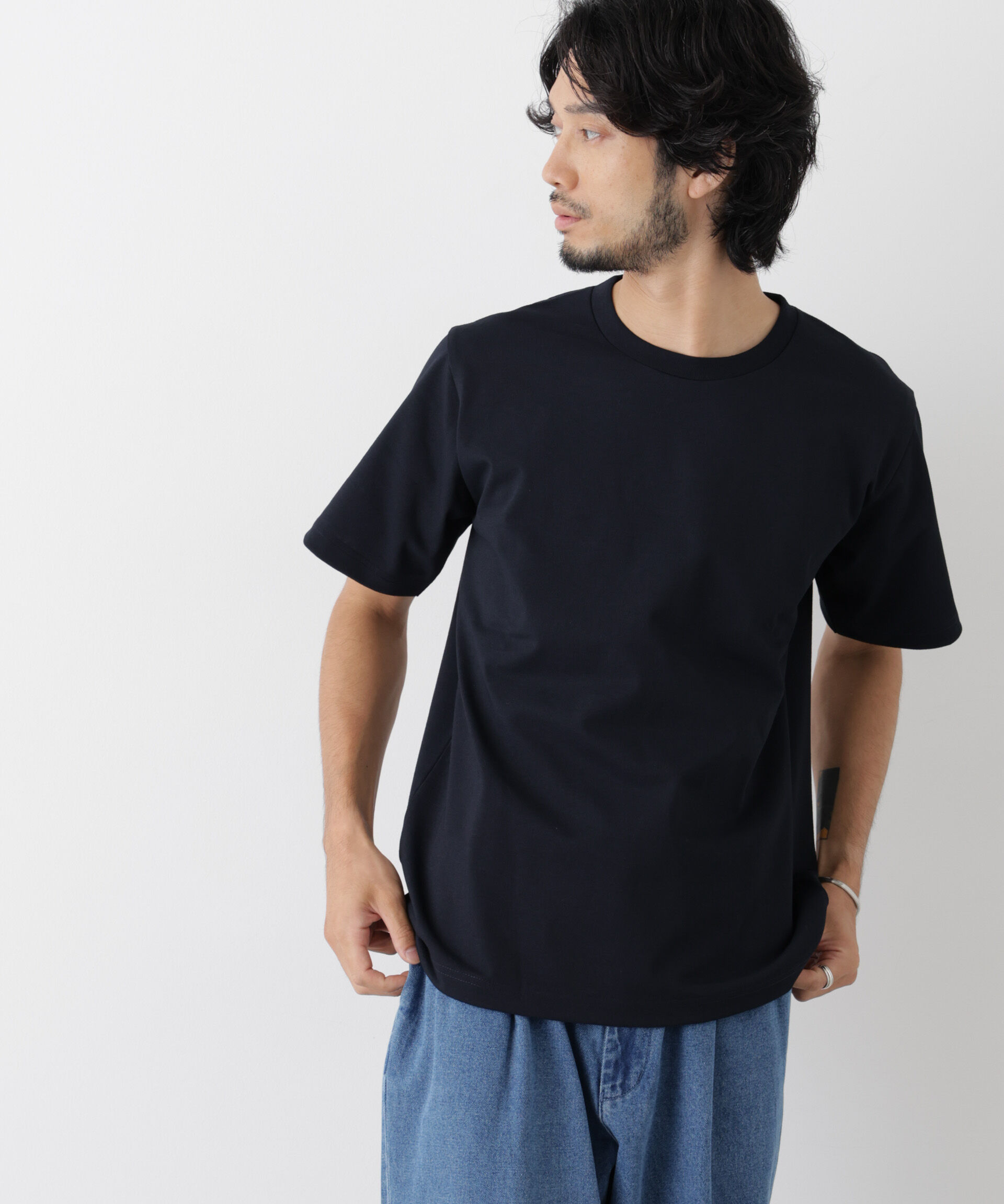 NANO universe「phiten/ファイテン コットンタッチドライTシャツ半袖」|Tシャツ・カットソー|