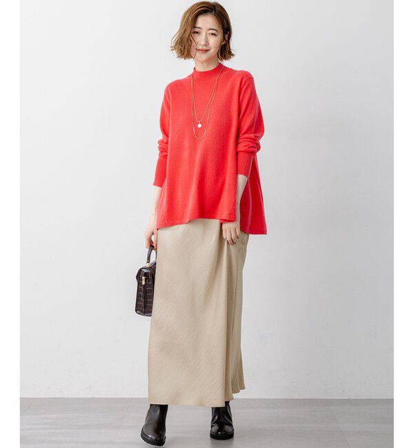 23区「【洗える】ピュアカシミヤ フレア ニット」|ニット・セーター|