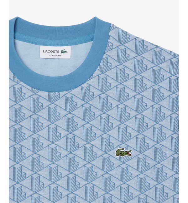 LACOSTE「モノグラムジャカードTシャツ」|Tシャツ・カットソー|