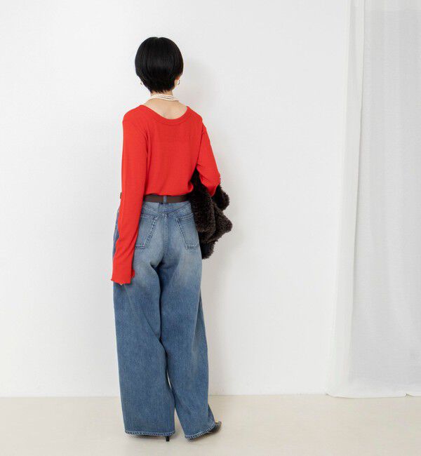 NOLLEY'S「MY STANDARDウォッシャブルリブヘンリー2WAYプルオーバー」|Tシャツ・カットソー|