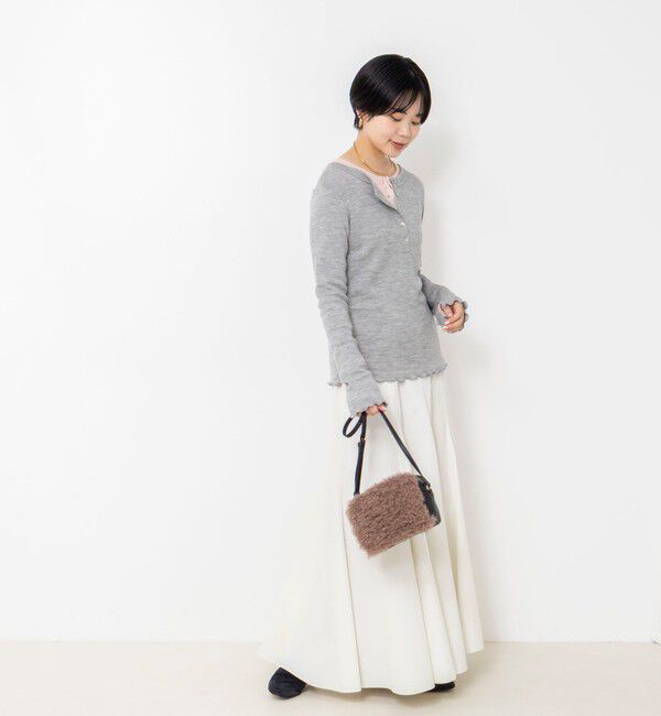 NOLLEY'S「MY STANDARDウォッシャブルリブヘンリー2WAYプルオーバー」|Tシャツ・カットソー|
