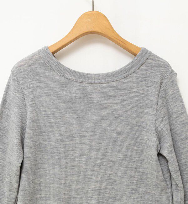 NOLLEY'S「MY STANDARDウォッシャブルリブヘンリー2WAYプルオーバー」|Tシャツ・カットソー|