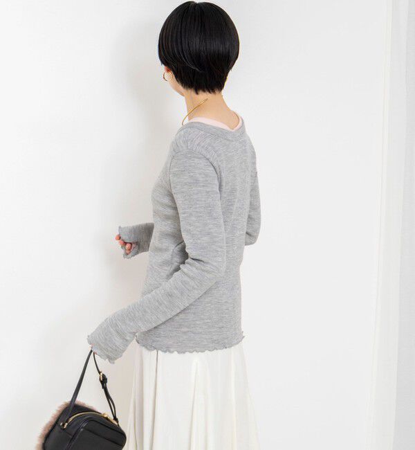 NOLLEY'S「MY STANDARDウォッシャブルリブヘンリー2WAYプルオーバー」|Tシャツ・カットソー|