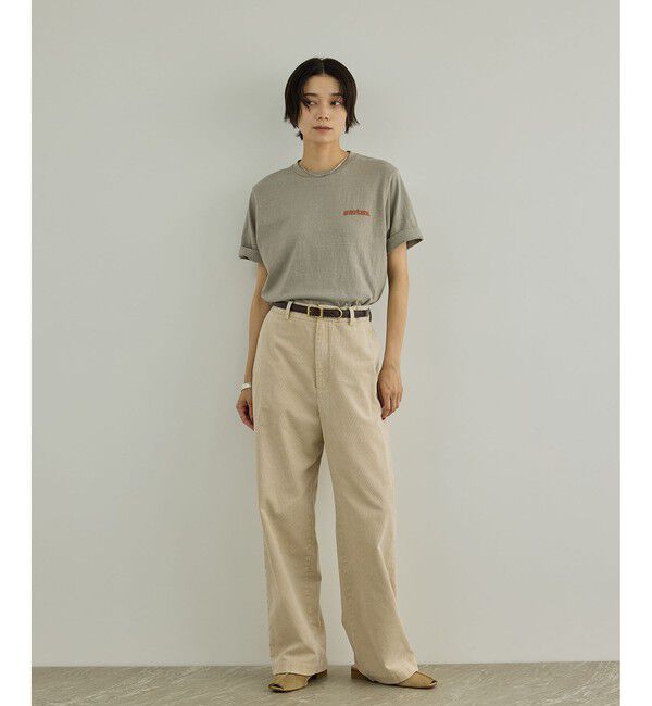 SALON adam et rope'「【TORY LEATHER（トリーレザー）】3/4 wide plain creased belt」|ベルト|