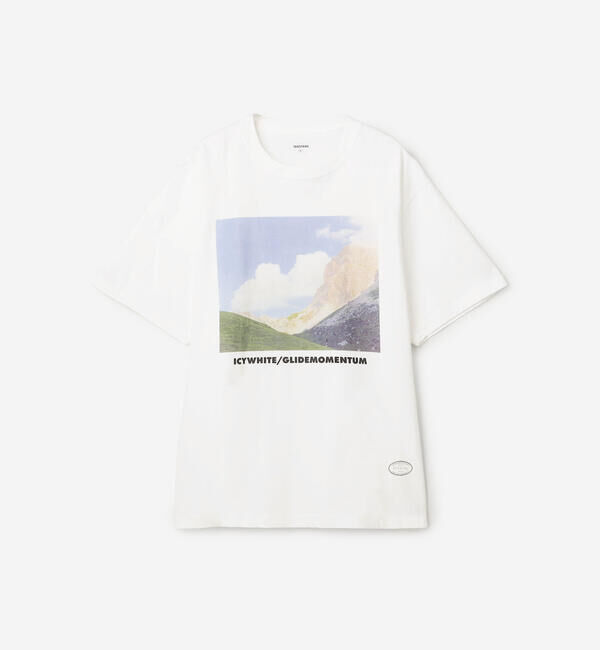  「TANGTANG | 半袖Tシャツ GASATANG ICYWHITE/GLIDEMOMENTUM MEN」|Tシャツ・カットソー|