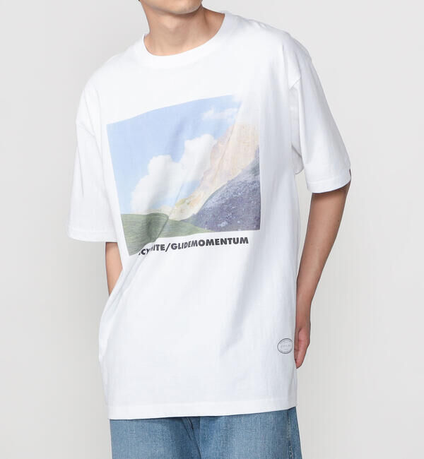  「TANGTANG | 半袖Tシャツ GASATANG ICYWHITE/GLIDEMOMENTUM MEN」|Tシャツ・カットソー|