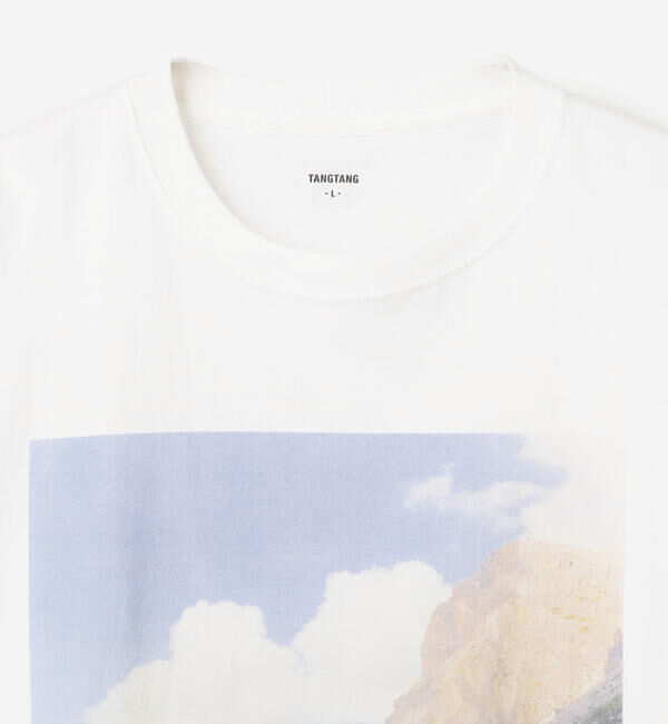  「TANGTANG | 半袖Tシャツ GASATANG ICYWHITE/GLIDEMOMENTUM MEN」|Tシャツ・カットソー|