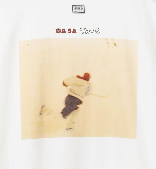  「TANGTANG | 半袖Tシャツ GASATANG ICYWHITE/GLIDEMOMENTUM MEN」|Tシャツ・カットソー|