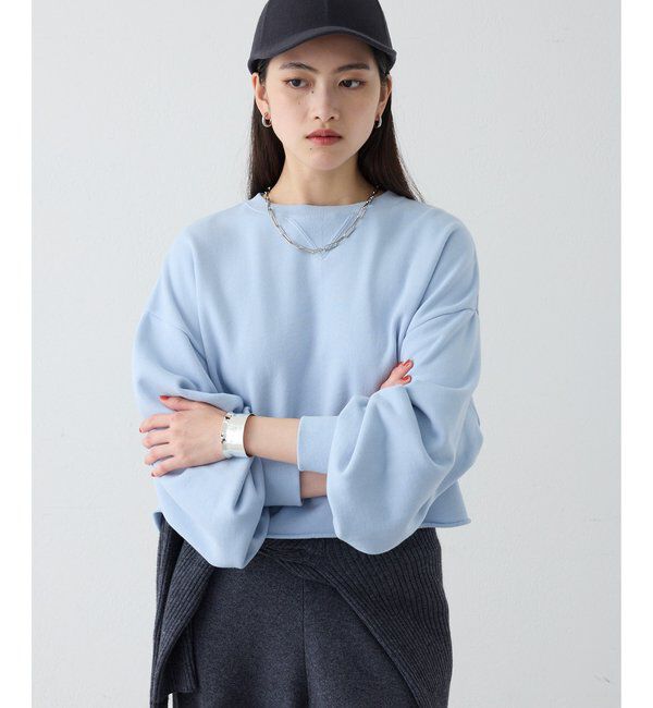 THE PAUSE「【THE PAUSE】刺繍ショートスウェット」|Tシャツ・カットソー|