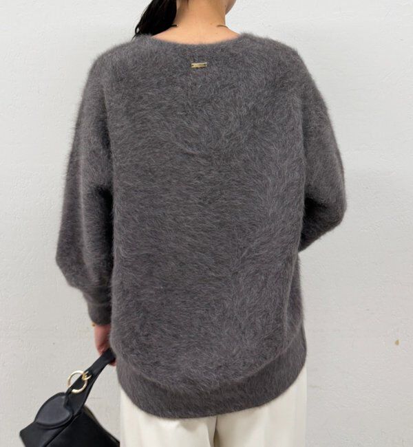  「《極上の肌触り》ファーカシミヤVニット」|ニット・セーター|