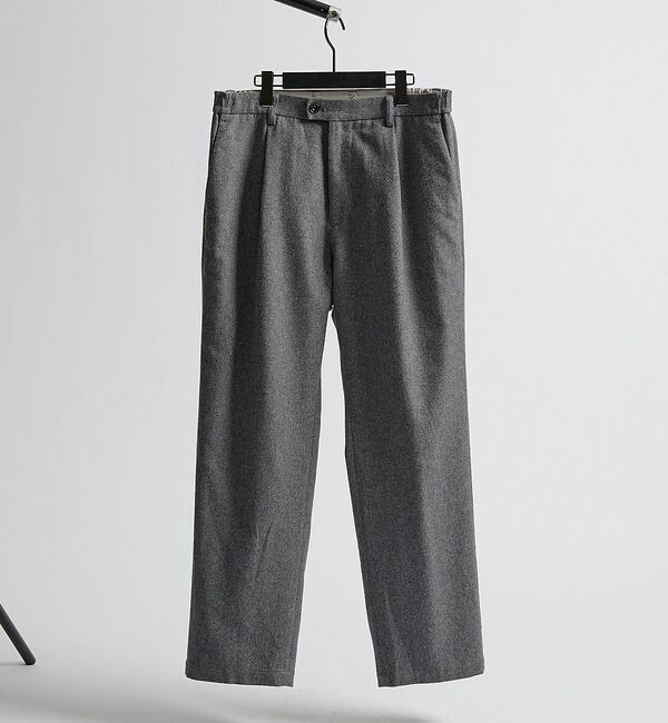 ABAHOUSE「【セットアップ対応】カシミヤブレンド エアーフラノ セミワイドスラックス【予約】」|その他|