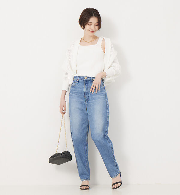 Rouge vif「ストレッチリリヤーンニットボレロ」|カーディガン|